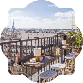 Un rooftop dans le centre de Paris